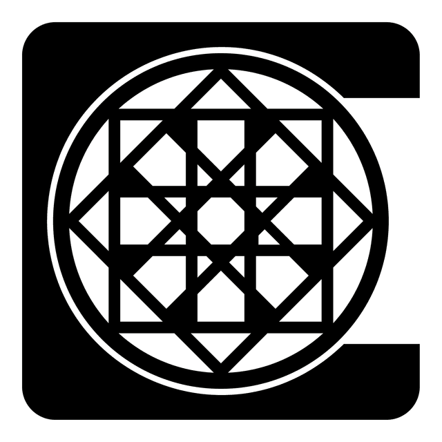 6 onderzetters + houder, zwart OZ4