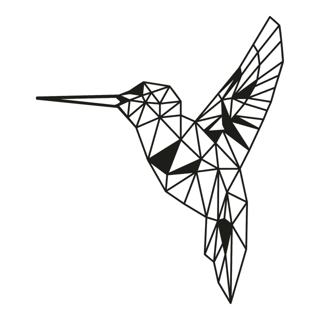 Geometrische Kolibri