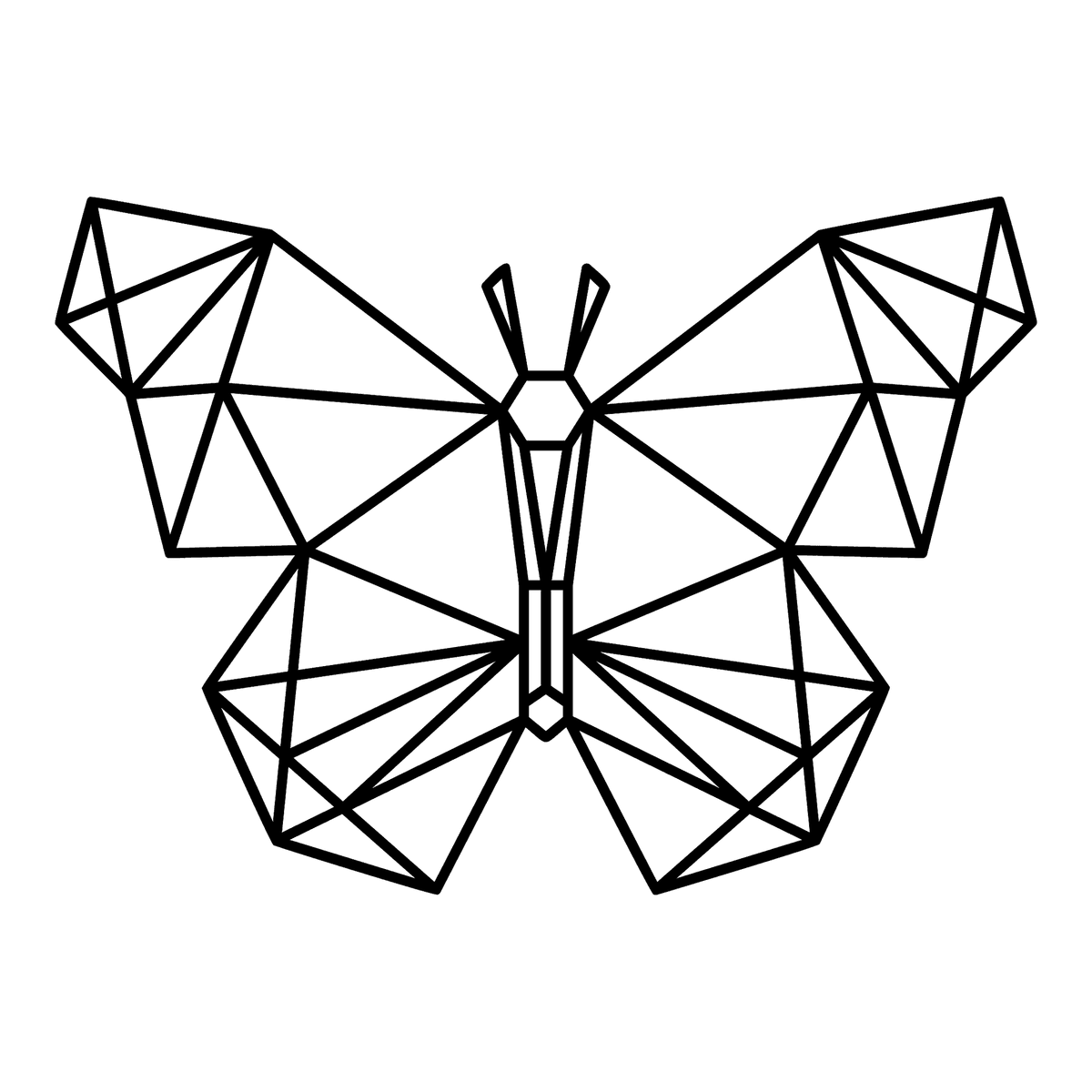 Geometrische Vlinder