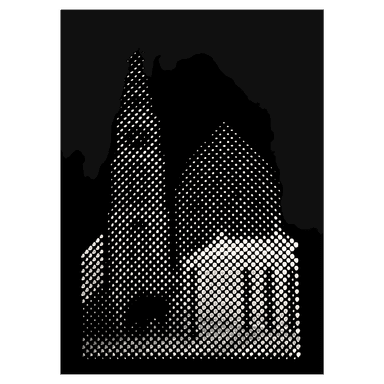 Groningen Centrum Halftone