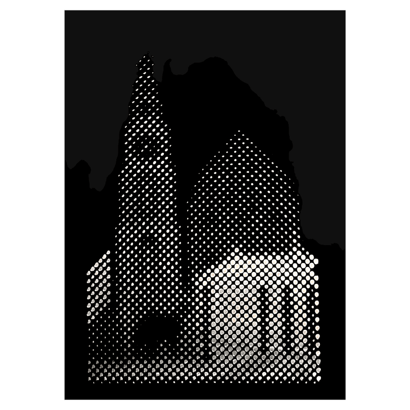 Groningen Centrum Halftone