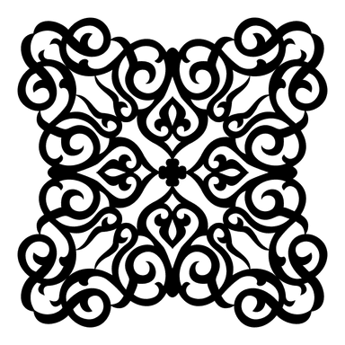 Mandala Enkel Laags Vierkant M1-004