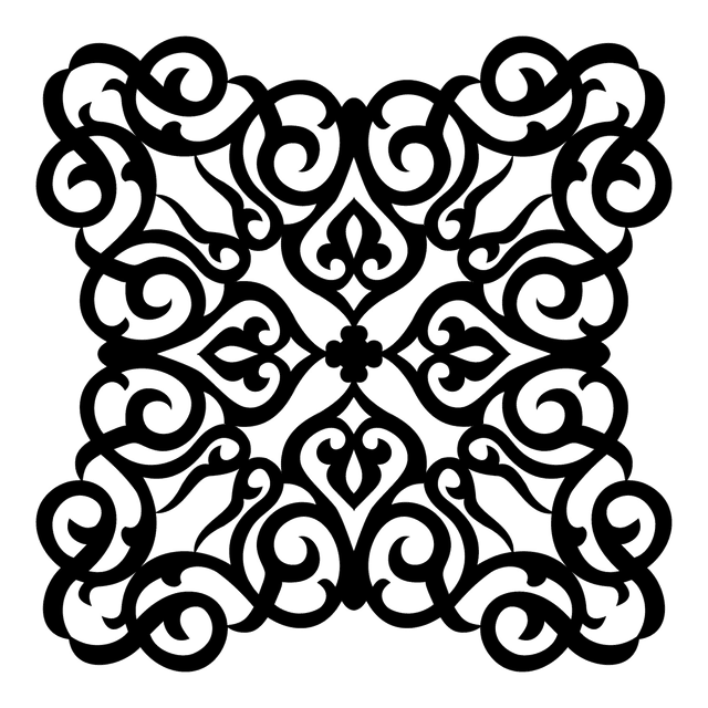 Mandala Enkel Laags Vierkant M1-004