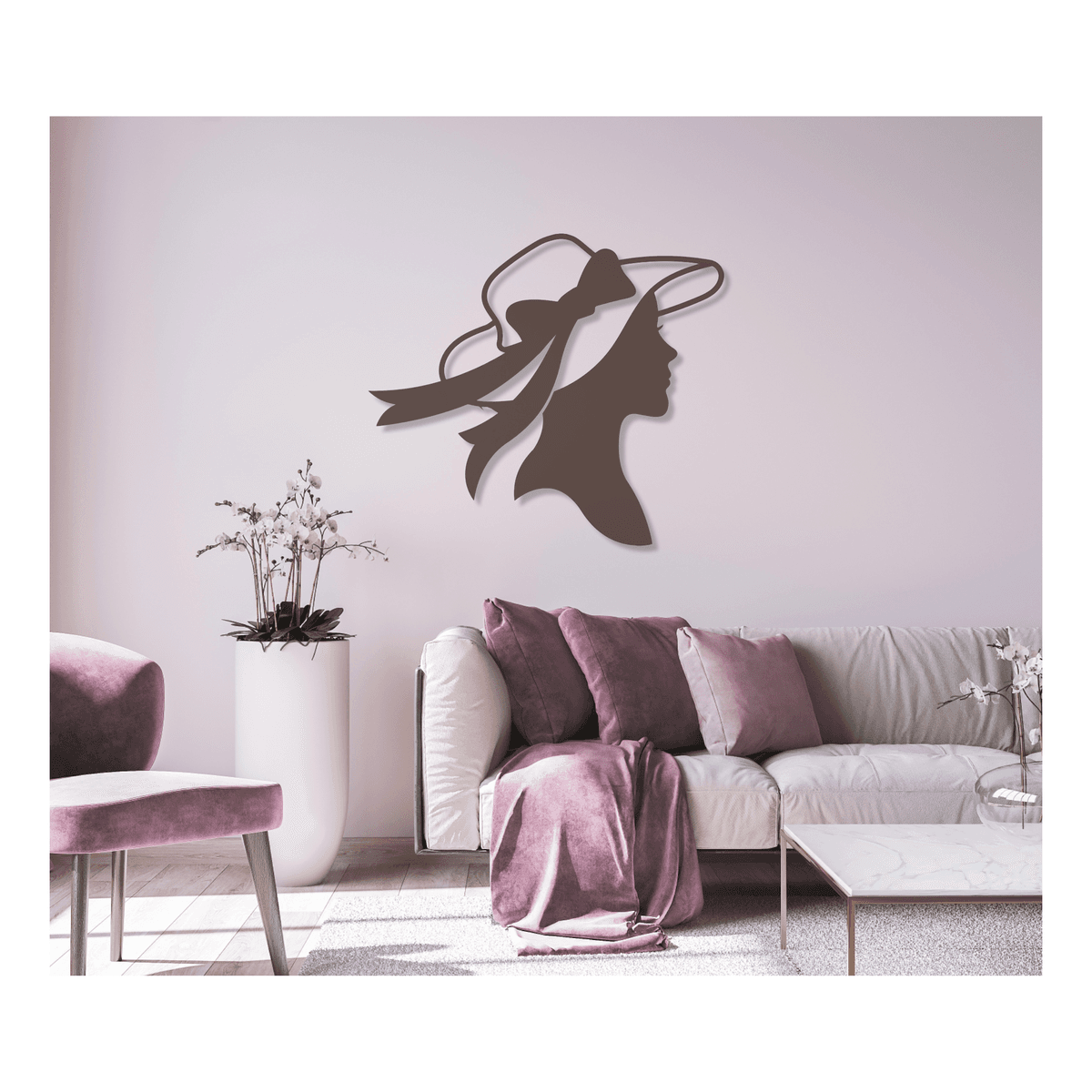 Vrouw met Derby Hoed