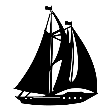 Zeilboot-3-zwart
