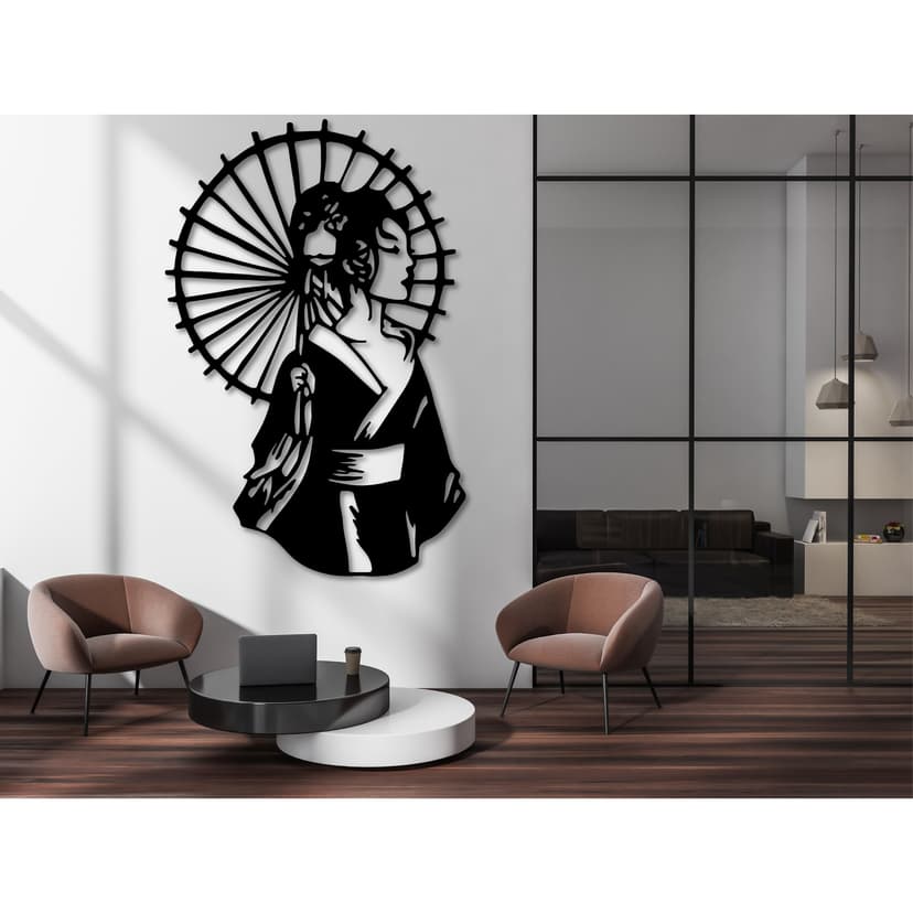 Geisha met Pluu